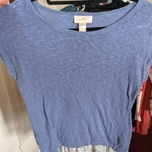 LOFT Women's Blue Top